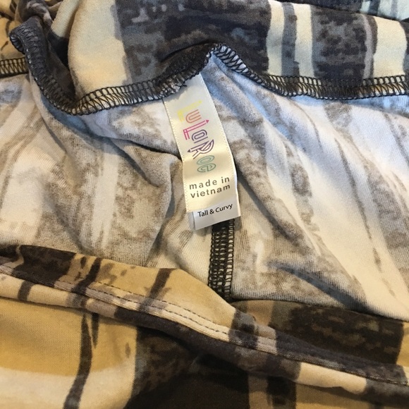 Lularoe brown leggings - TC - Picture 3 of 4